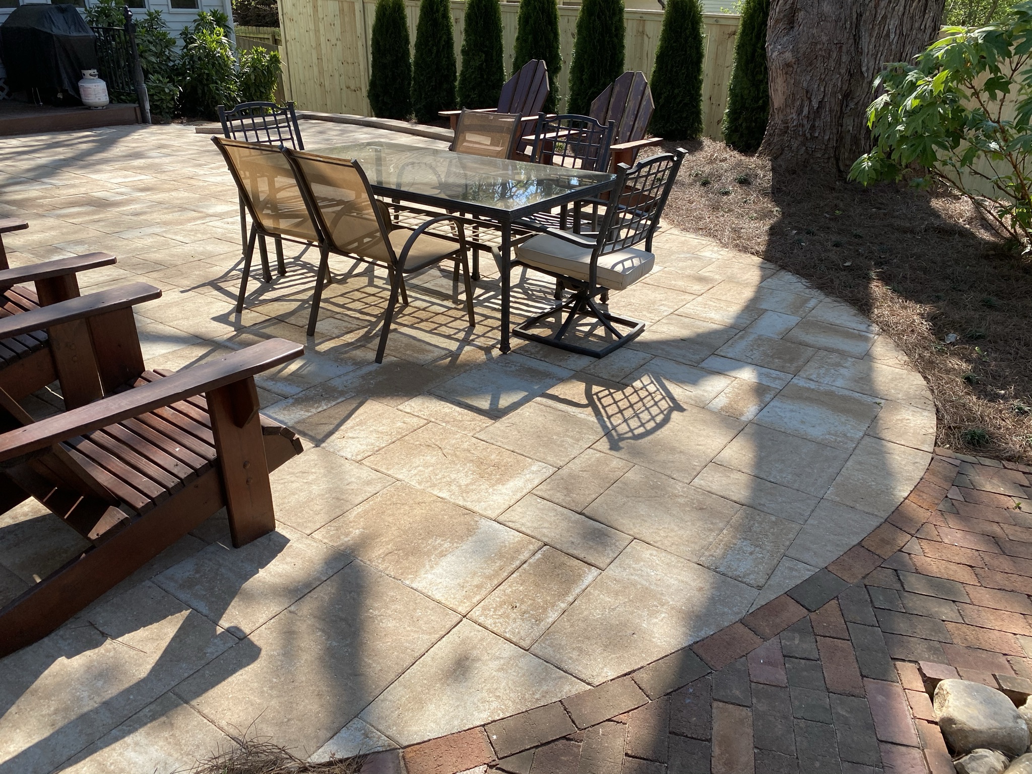 Multi-Level Paver Patio